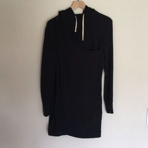 Bun Maternity Hoodie Nursing Dress